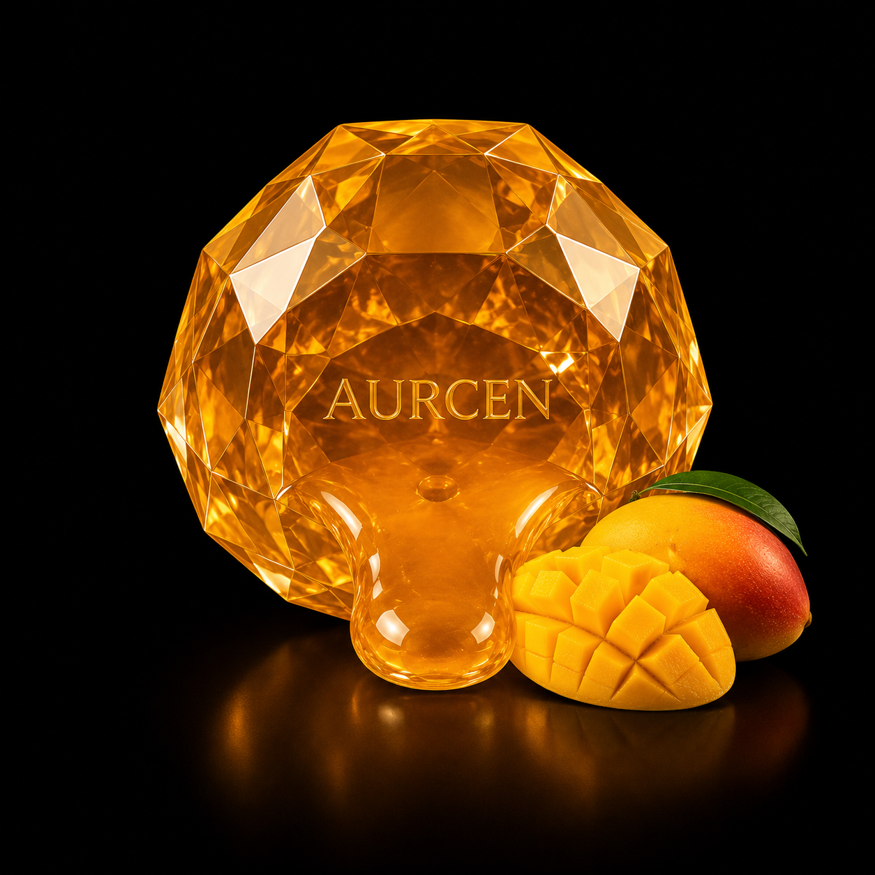Aurcen Mango Gem – Tropical Mango Crystal Candy 🥭