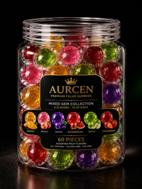 Aurcen Mixed Gem Collection – 60 Pieces