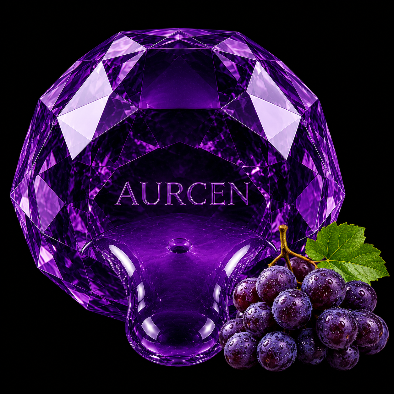 Aurcen Grape Gem – Juicy Grape Crystal Candy 🍇